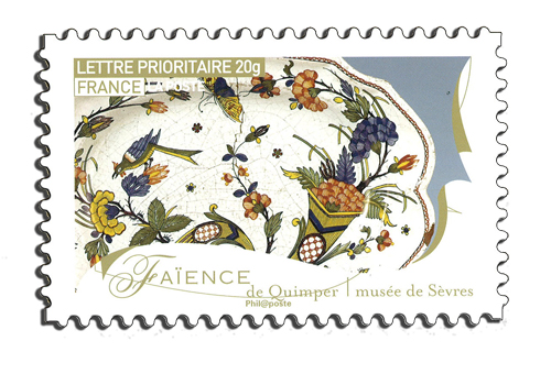  Le timbre Faïence de Quimper